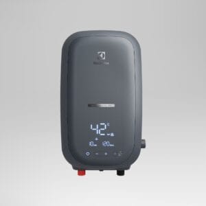 ELECTROLUX ELECTRIC INSTANT WATER HEATER 3.6KW ULTIMATEHOME 700 COMFORT FLOW TANK DC PUMP WITH RAINSHOWER PLUS BAR BLACK