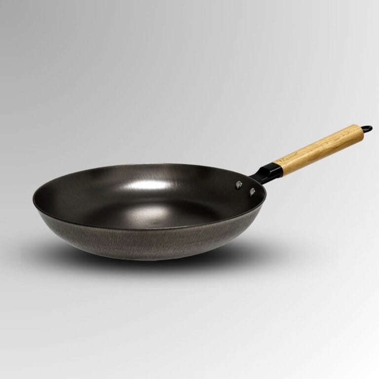 La gourmet Nitrigan 24 x 4.5cm Cast Iron Deep Frypan,2.5L(Induction)