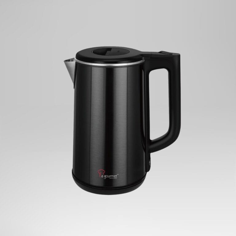 La Gourmet Healthy Seamless Electric Kettle, 1.8L (Black)