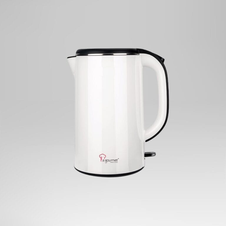 La Gourmet Healthy Seamless Electric Kettle, 1.8L (White)